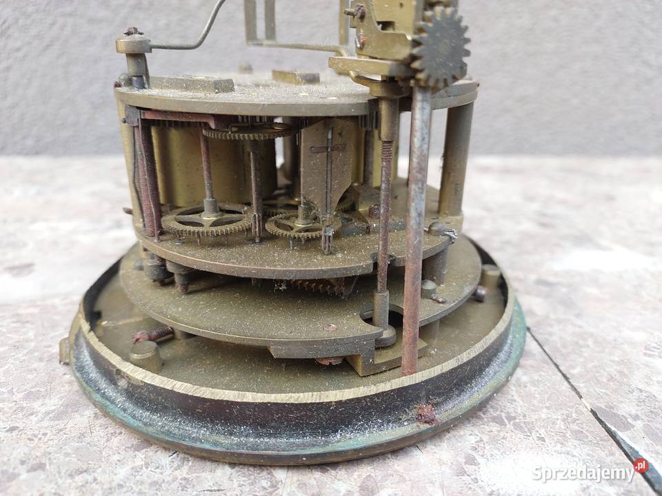 M137 Mechanizm starego zegara kominkowego