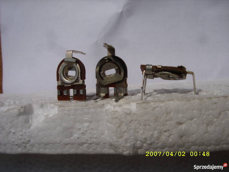 Potencjometry montazowe TVP 1212 lezace 1zl 4 Części i akcesoria dolnośląskie Wołów