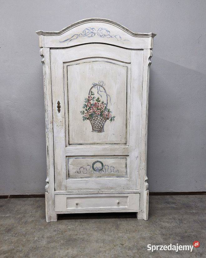 Ręcznie Malowana Szafa Ludwikowska Styl Shabby Marki sprzedam