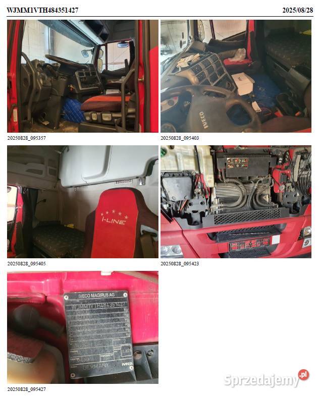 Ciągnik siodłowy Iveco AS 440 S45 Stralis E5 mazowieckie Ładzyń sprzedam