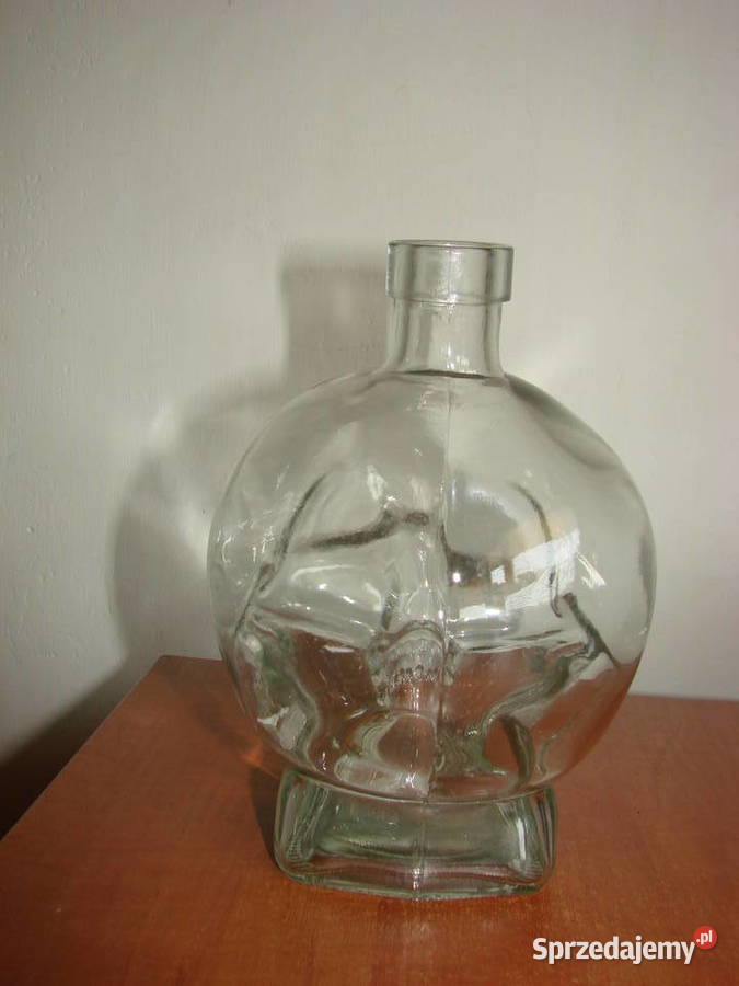 butelka szklana czaszka pomorskie