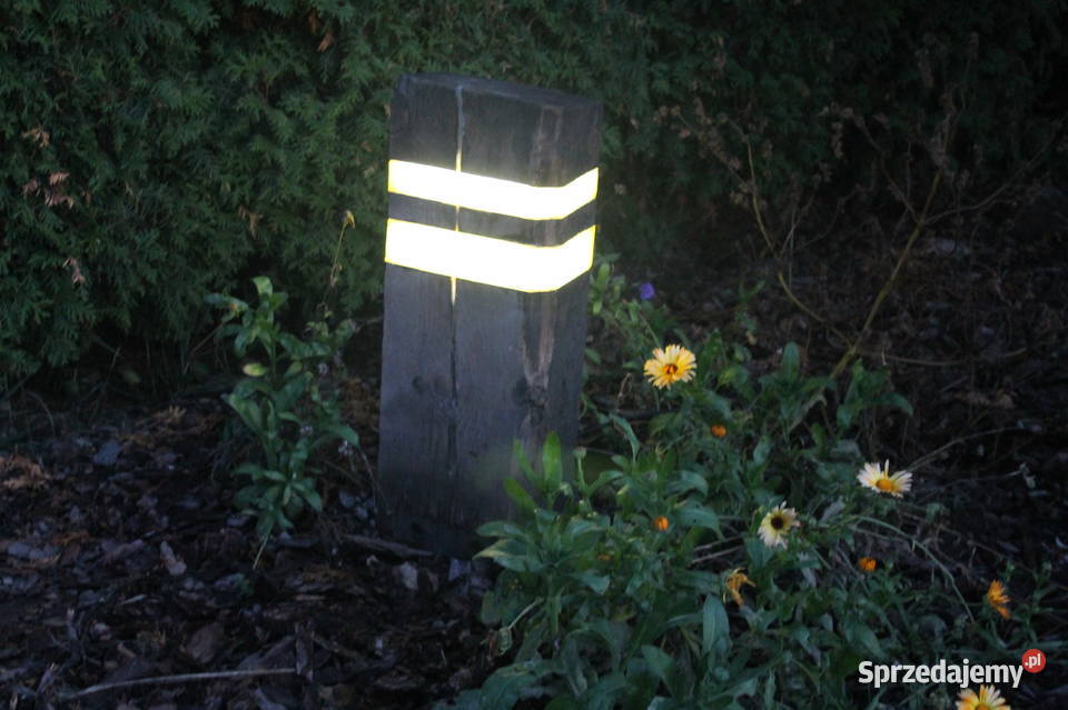 Lampa Rustykalna drewniana Ogrodowa do Ogrodu Balice
