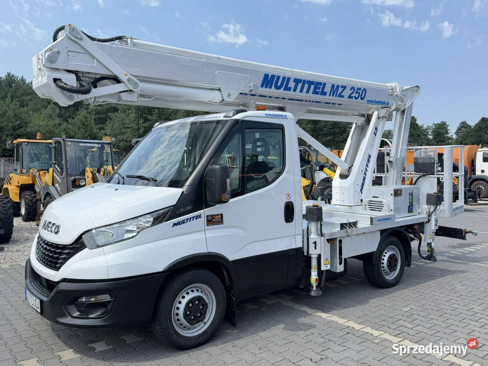 Iveco Daily 35S14 Podnośnik Koszowy Multitel MZ Widełki