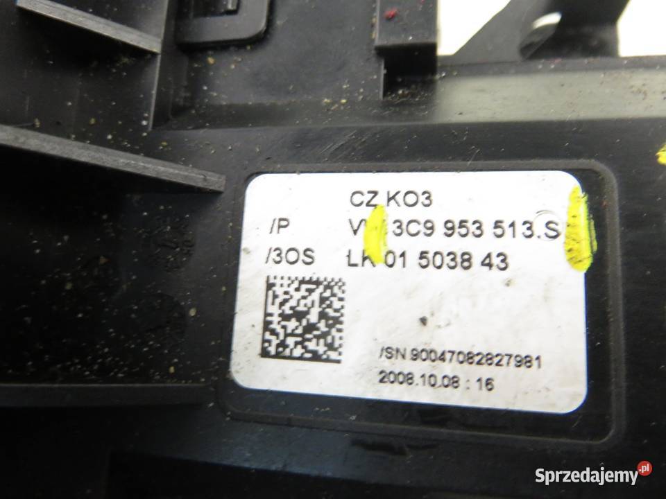 PRZEŁĄCZNIK ZESPOLONY VW PASSAT B6 3C9953513S Panele sterowania, przełączniki małopolskie