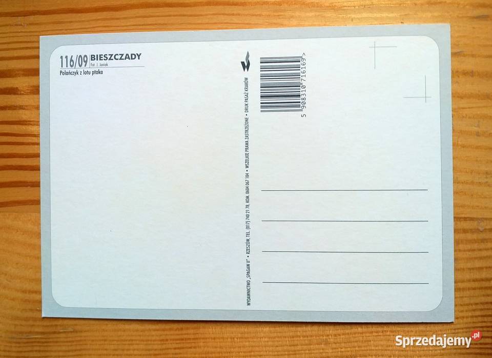 WIDOK NA POLAŃCZYK W BIESZCZADACH FOT JONIAK sprzedam