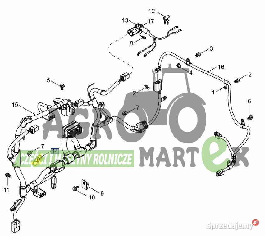 87346319 WSPORNIK CNH Pozostałe Wichrów
