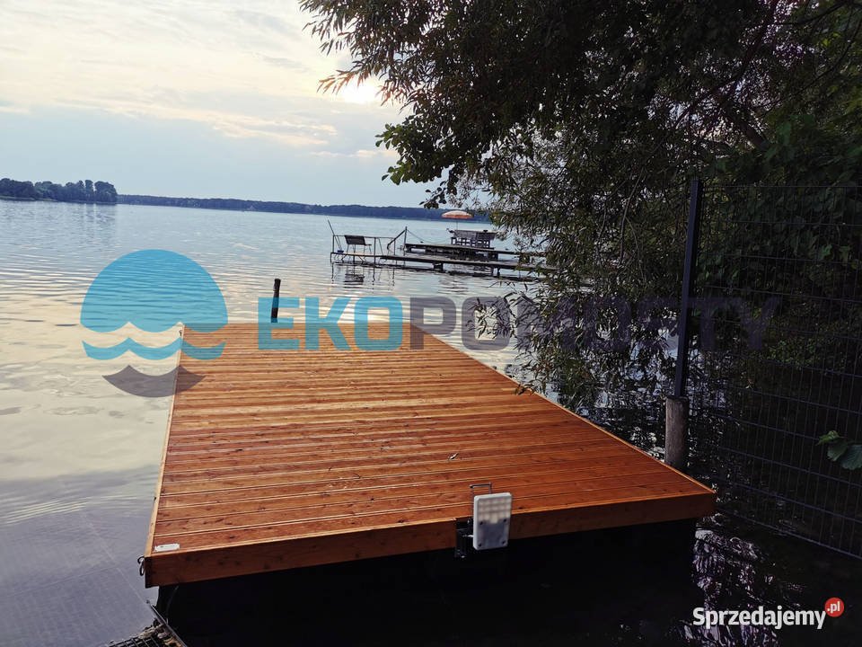 Pomost pływający platforma pływająca tratwa 6x3m zachodniopomorskie Drawsko Pomorskie