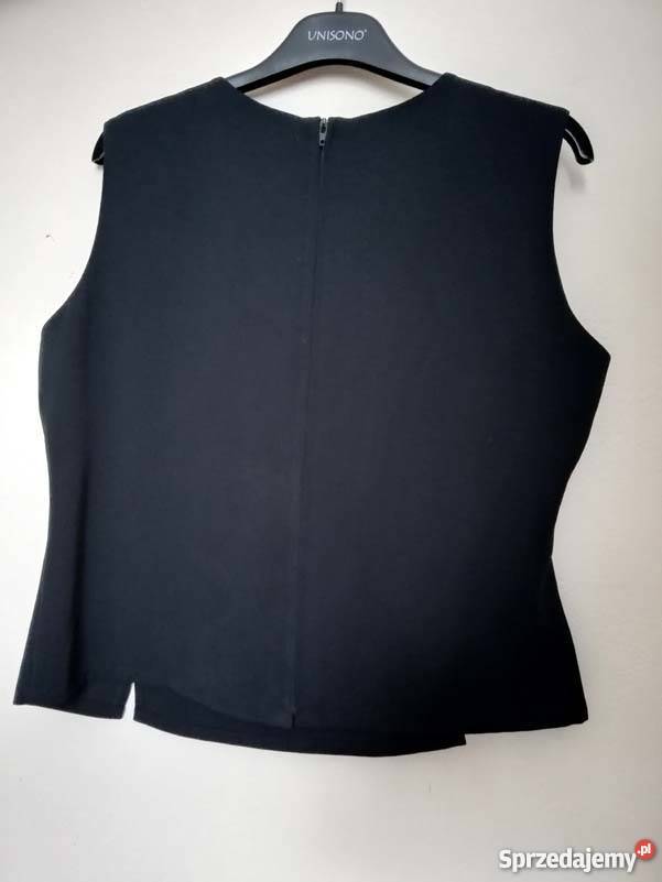 TOP KLASYCZNA BLUZKA CZARNA 42 XL biust 100 Bluzki i koszule Siedlce