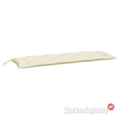 vidaXL Poduszka na ławkę ogrodową kremowa Warszawa