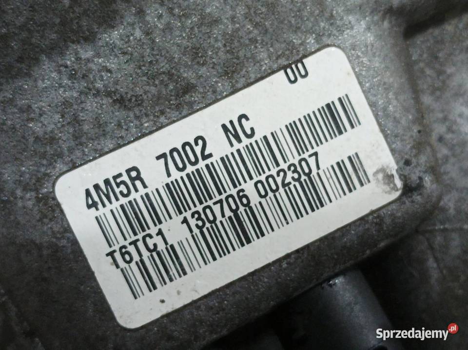 SKRZYNIA BIEGÓW 4M5R7002NC 18 16V Ford C I