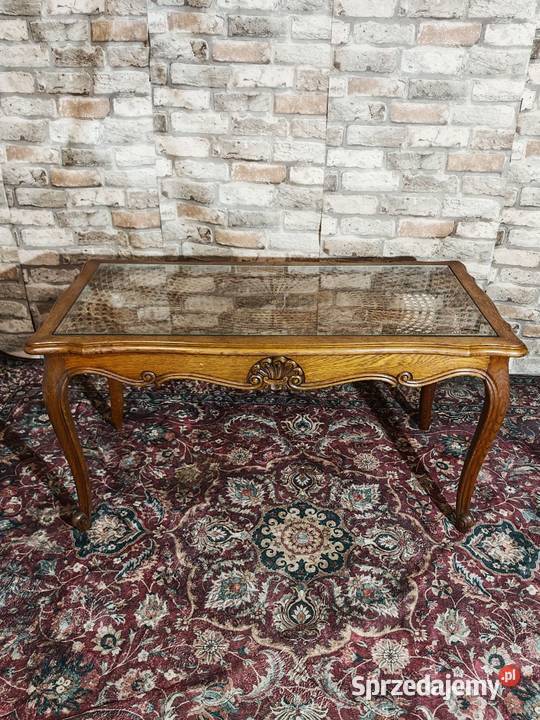 Stolik kawowy z rafią ludwik świętokrzyskie Sandomierz sprzedam