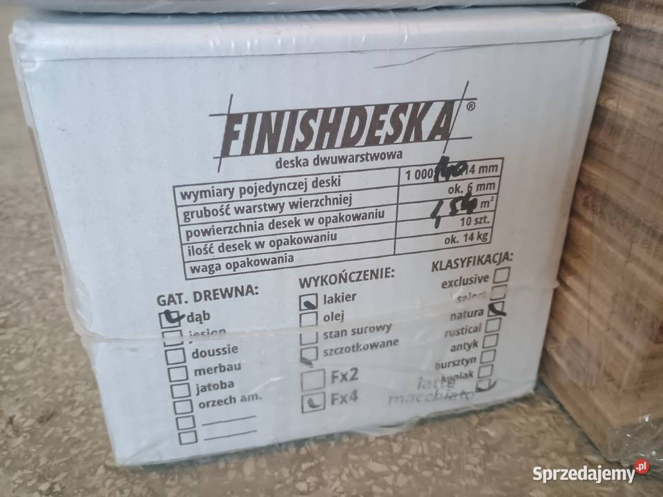 Finishdeska dąb Latte Macchiato Natura Lakier łódzkie Łódź
