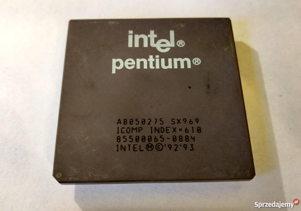 Procesor Intel Pentium I 75 MHz A8050275 Puławy
