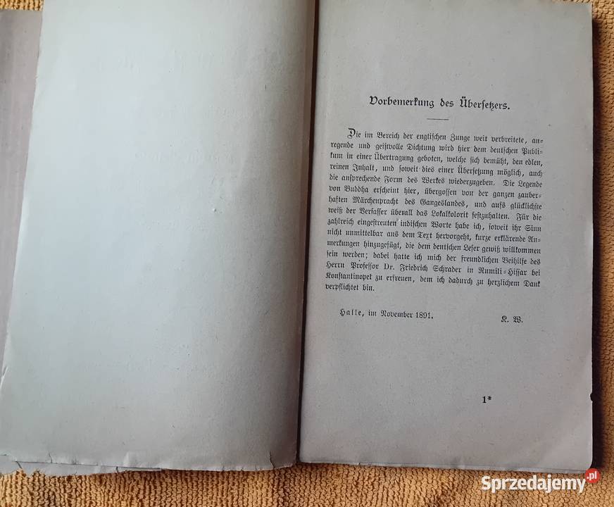 Edwin Arnold Die Leuchte Asiens Philipp Reclam wielkopolskie Koźminek