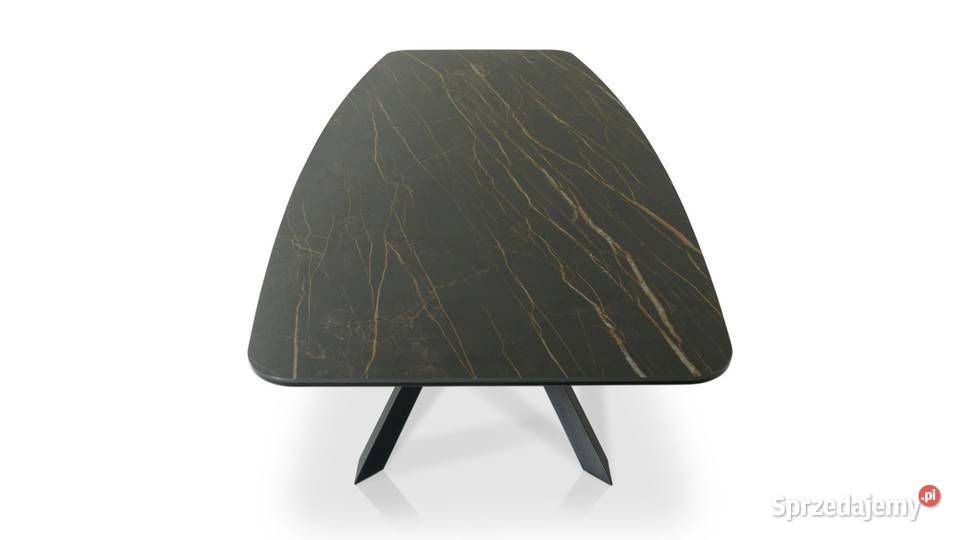 Stół ze spieku kwarcowego 160x90 Noir Desire