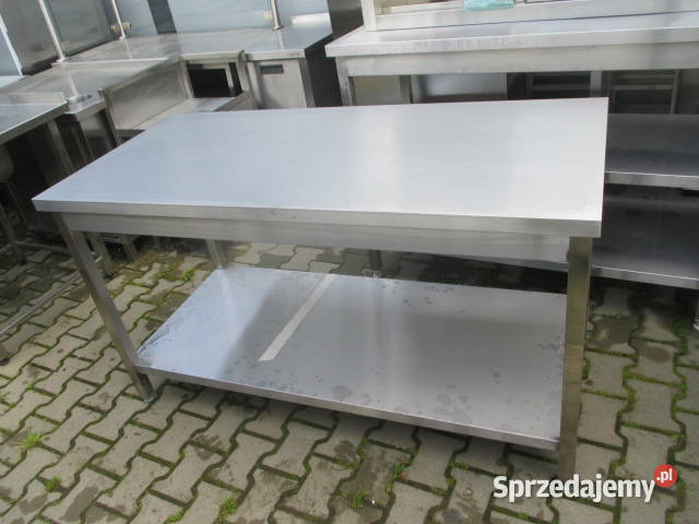 STÓŁ GASTRONOMICZNY CENTRALNY Z PÓŁKĄ 1507085 Ostrów Wielkopolski sprzedam