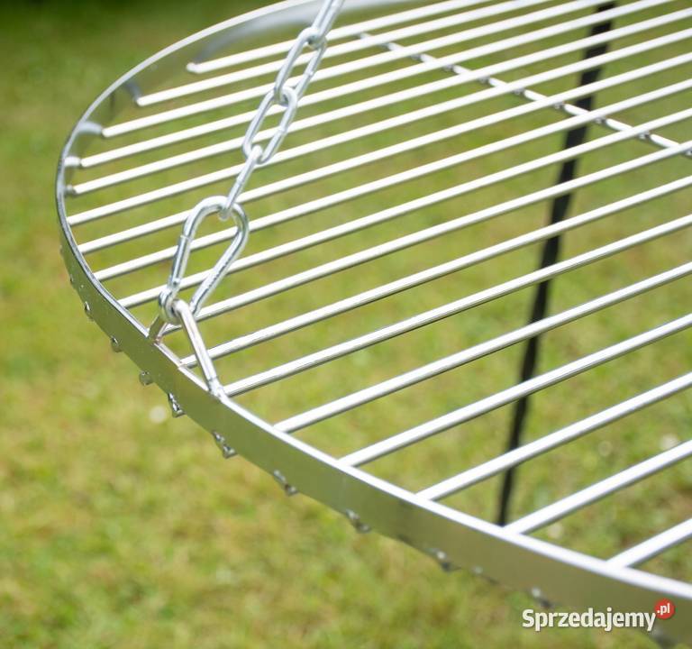 Chromowany ruszt do grilla FI 60 okrągły wiszący Przybory i części Skawina