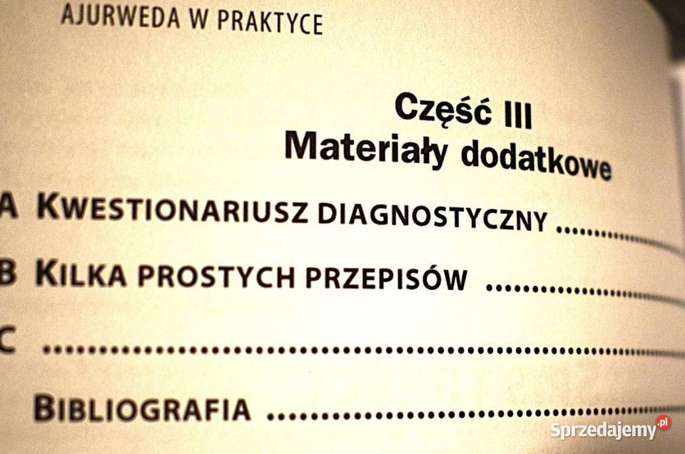 Ajurweda w praktyce współcześnie stosować Książki i Podręczniki Chełmno