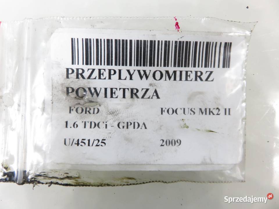 PRZEPŁYWOMIERZ FORD FOCUS MK2 II 16 TDCi osobowe