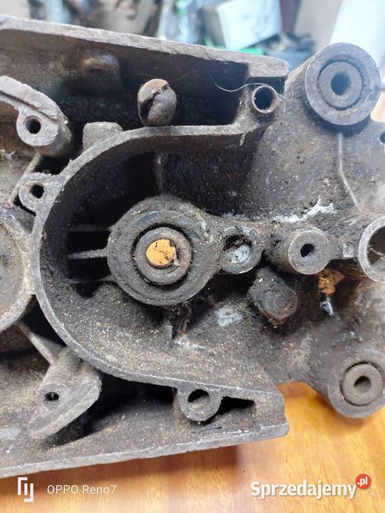 Lewy karter silnika 023 Komar motorynka Łubno