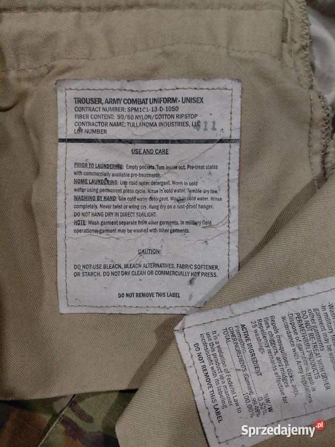 Spodnie ACU multicam ocp Large x short Wrocław