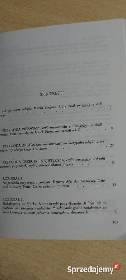 Niewiarygodne przygody Marka Piegusa Książki dla dzieci Lublin