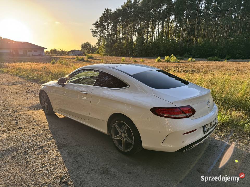 MercedesBenz Klasa C W205 Coupe AMG Salon 1 Rok produkcji 2016 Aleksandrów Łódzki