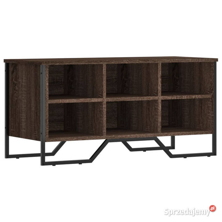 Szafa na buty brązowy dąb 90x38x455 WM848643