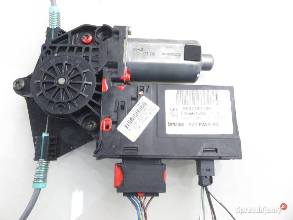 PODNOŚNIK SZYBY PRAWY 3D PEUGEOT 307 3AC osobowe