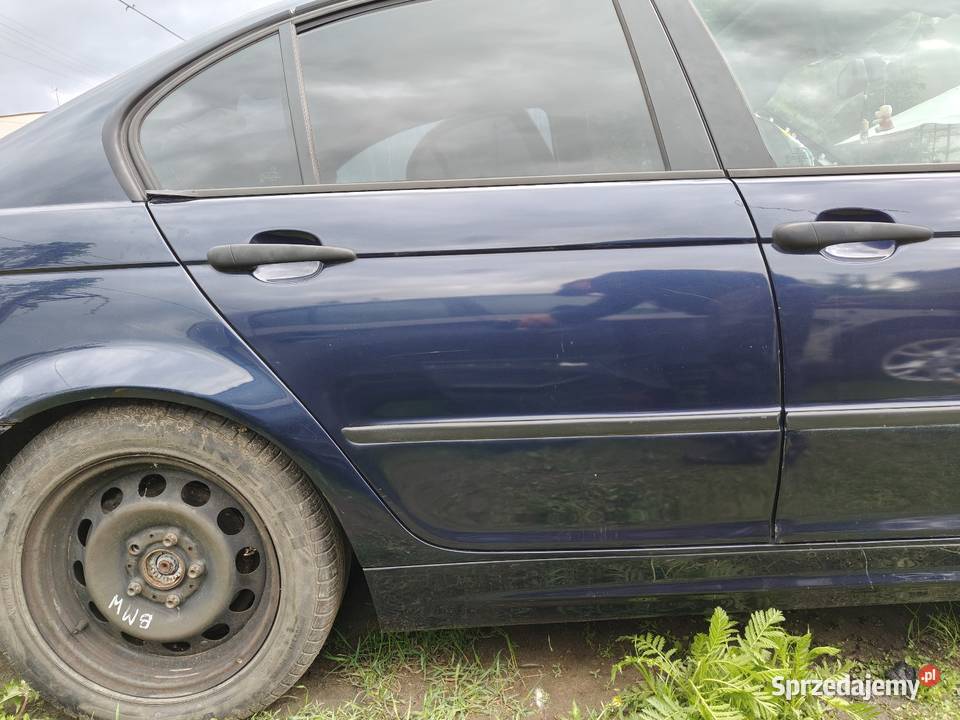 Bmw e46 sedan drzwi tylne prawe bez rdzy Aleksandrów Łódzki