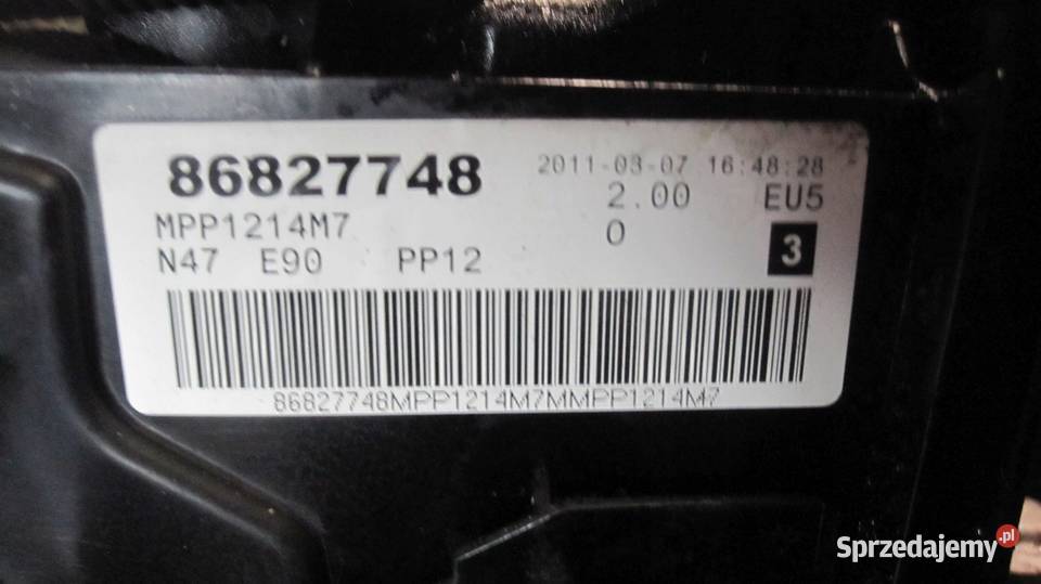 BMW 3 5 X3 X5 20 D N47D20C EURO5 184 159 11r