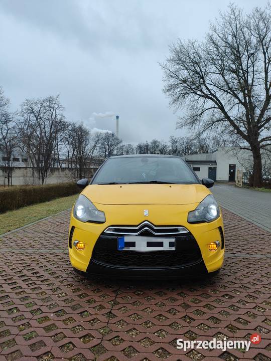 Citroen DS3 yellow śląskie