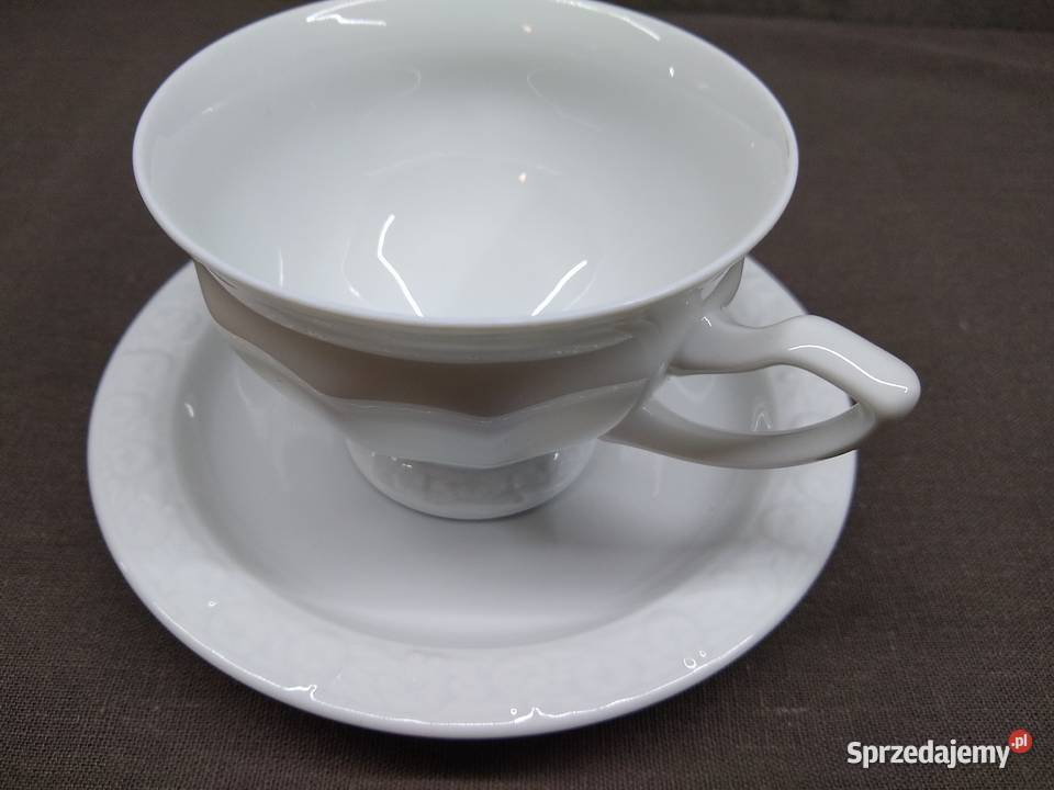 Filiżanka Rosenthal Biała Maria Classic Rose wielkopolskie Kalisz