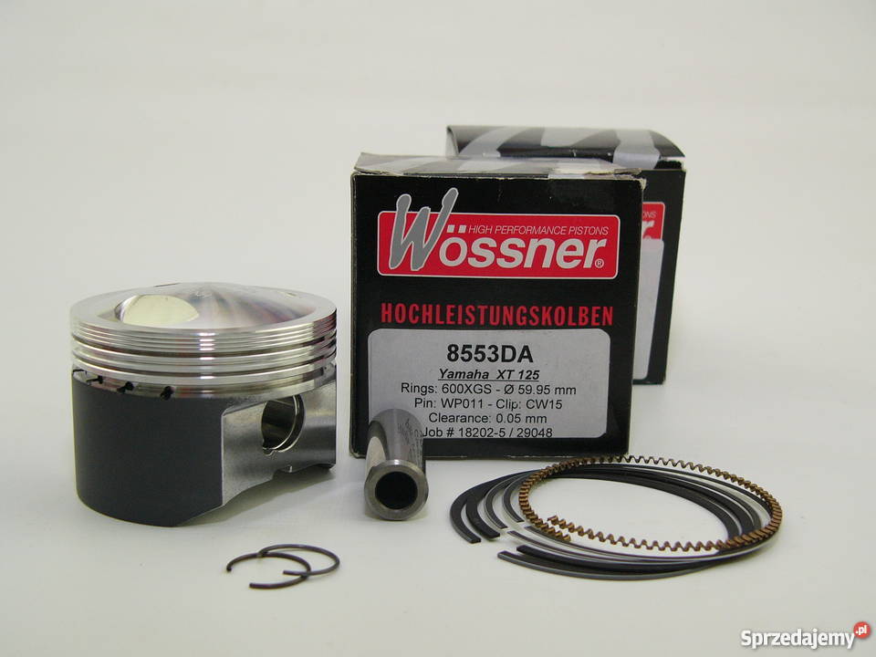 TŁOK komplet tłokowy WOSSNER 5995 mm SR 125 TW sprzedam