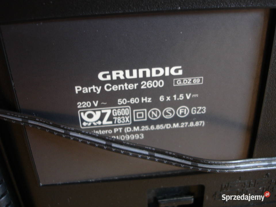 Radiomagnetofon GRUNDIG PARTY CENTER RR2600 Zielona Góra