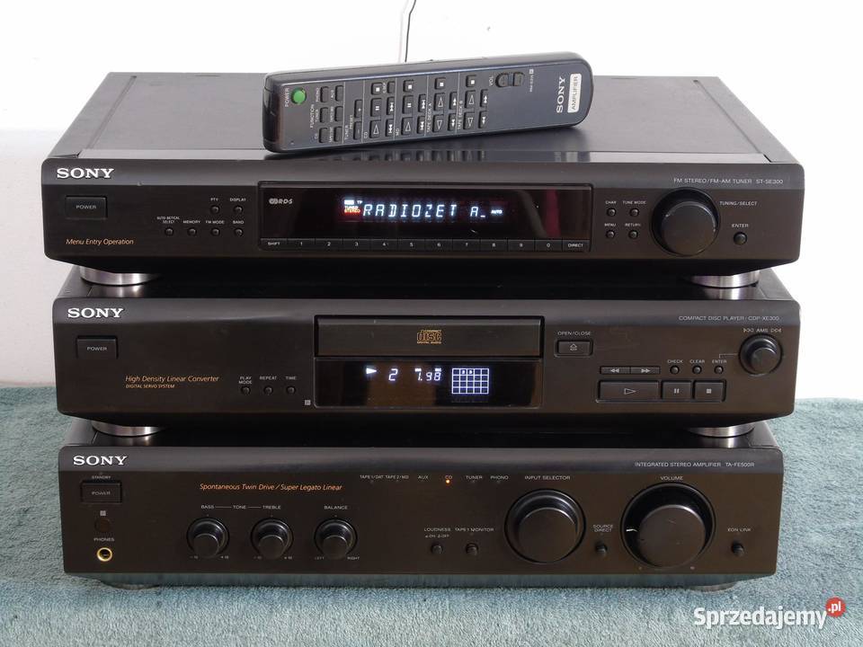 Wieża Sony pilot segmenty sprawna DOSTAWA Audio