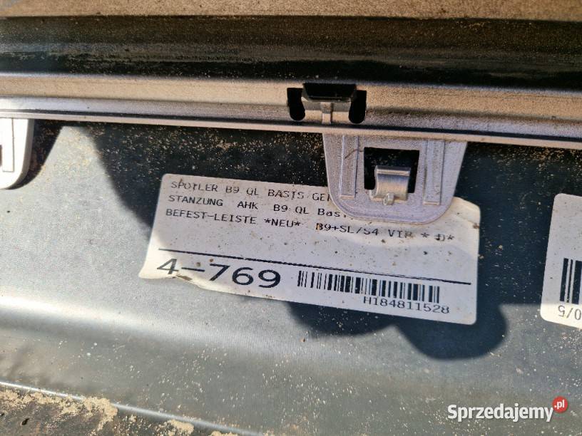 AUDI A4 AVANT 8W9 ZDERZAK TYŁ TYLNI Zderzaki