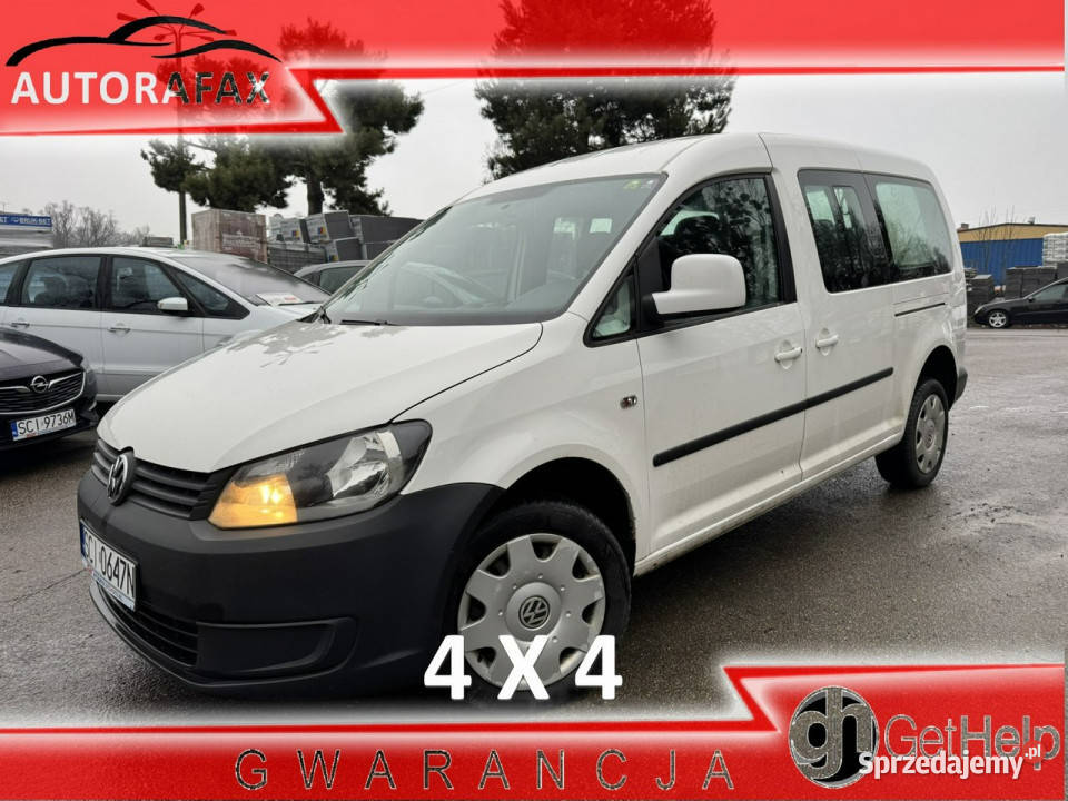 Volkswagen Caddy MAXI 4Motion Klimatyzacja 2 kpl VAT marża Cieszyn