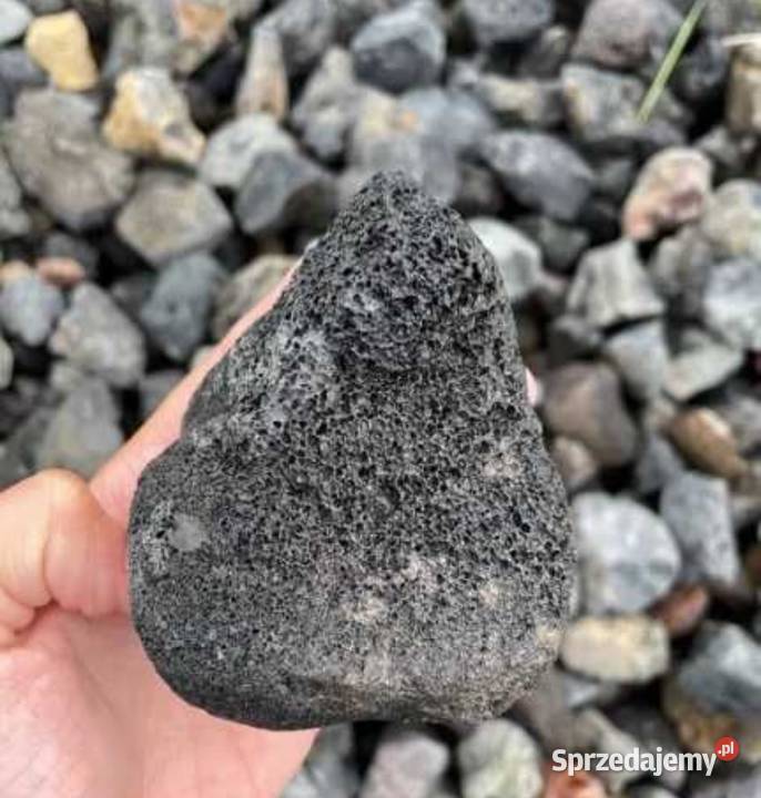 CZARNA LAWA WULKANICZNA Black Volcano Stone Warszawa