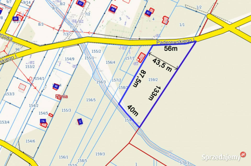 Działka leśna z możliwością zabudowy w MPZP Sprzedaż Rynia