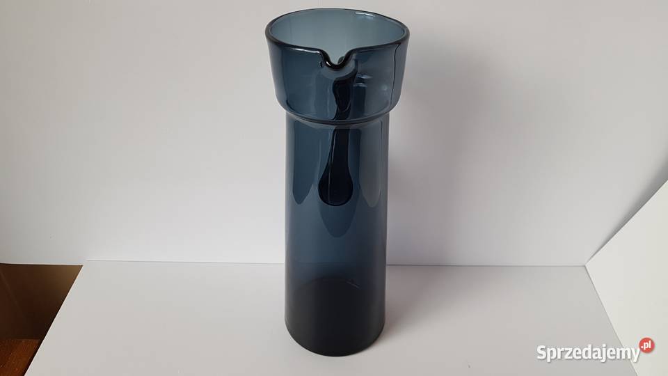 Stary szklany dzban dzbanek kolorowe szkło Dąbrowa Górnicza