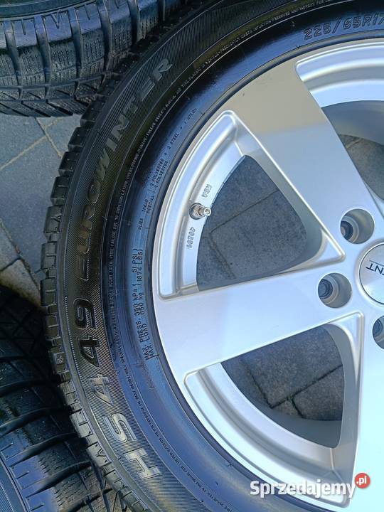 Alufelgi Dezent 17 z oponami zimowymi 22565R17 Elbląg