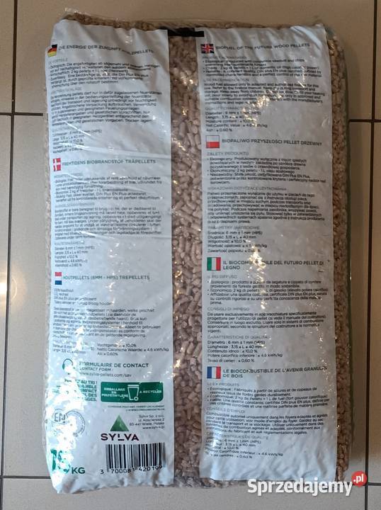 Pellet pelet SYLVA Eco Green zielony 6mm Opał Grudziądz