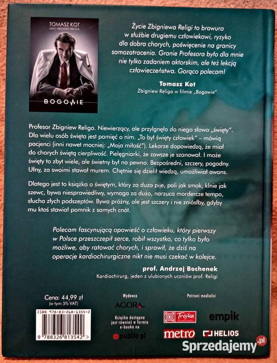 Książka Religa D Kortko J Watoła twarda Kultura i Rozrywka mazowieckie Warszawa