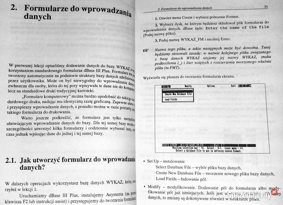 dBase krok kroku Bogusław Kasprzak Zbigniew lubelskie Chełm