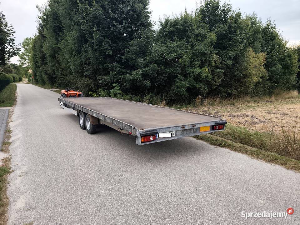Przyczepa Platforma WIDPOL DMC 3500 770 x 245 Rok produkcji 2012 Wodzisław