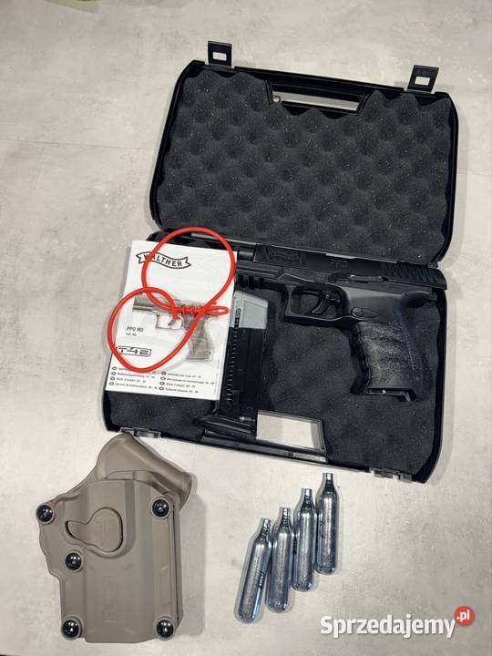 Pistolet RAM Walther PPQ T4E M2 43 kule gumowe Czarny Las