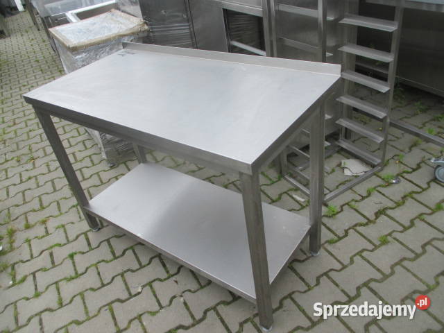 STÓŁ GASTRONOMICZNY Z PÓŁKĄ PRZYŚCIENNY 1206085