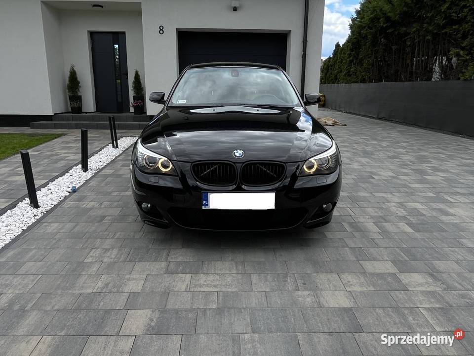 BMW E60 525D Mpakiet Czarna Sedan Manual kujawsko-pomorskie Toruń