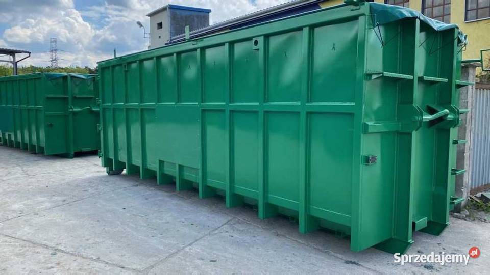 Kontener hakowy kp 36 na odpady złom gruz dolnośląskie Żarów